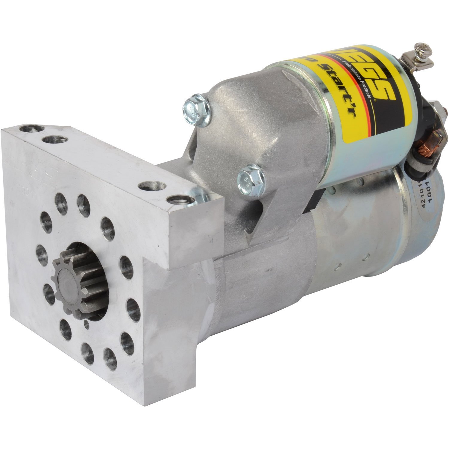Hitachi-Style Mini Starter for Small and Big Block Chevy w/153 or 168 Tooth Flywheel or Flexplate [Up To  11:1 Compression]