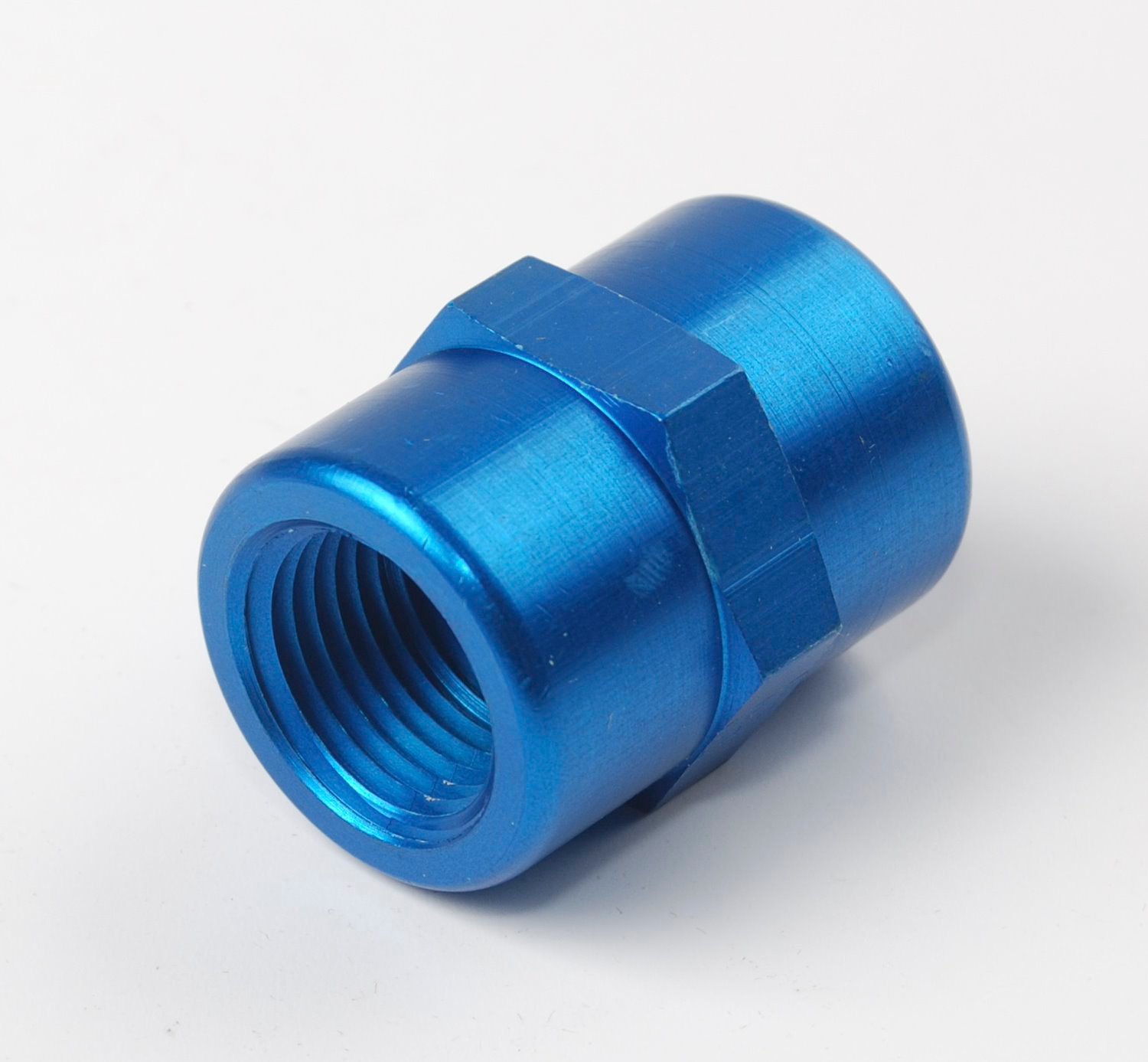 NPT to NPT Union Fitting [1/2 in. NPT Female to 1/2 in. NPT Female, Blue]