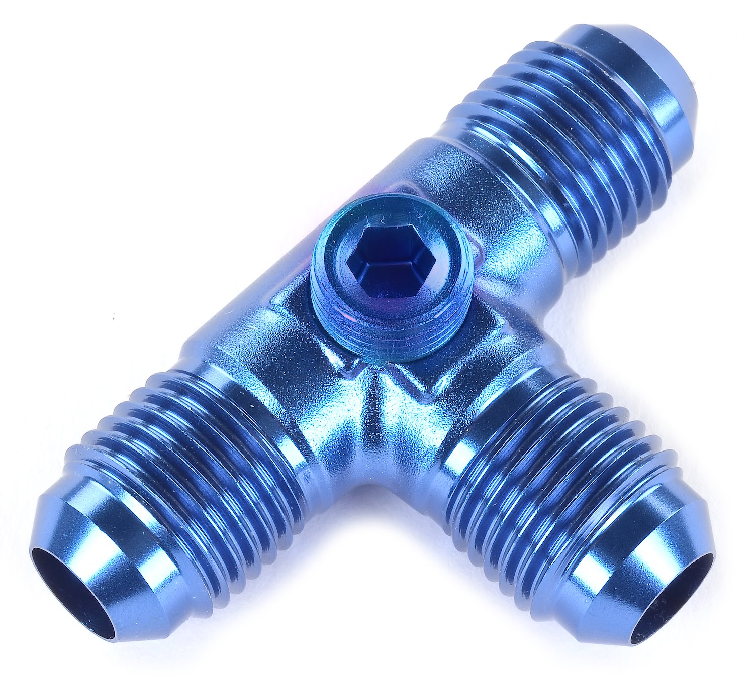 Fuel Pressure T-Fitting -6AN Tee with 1/8