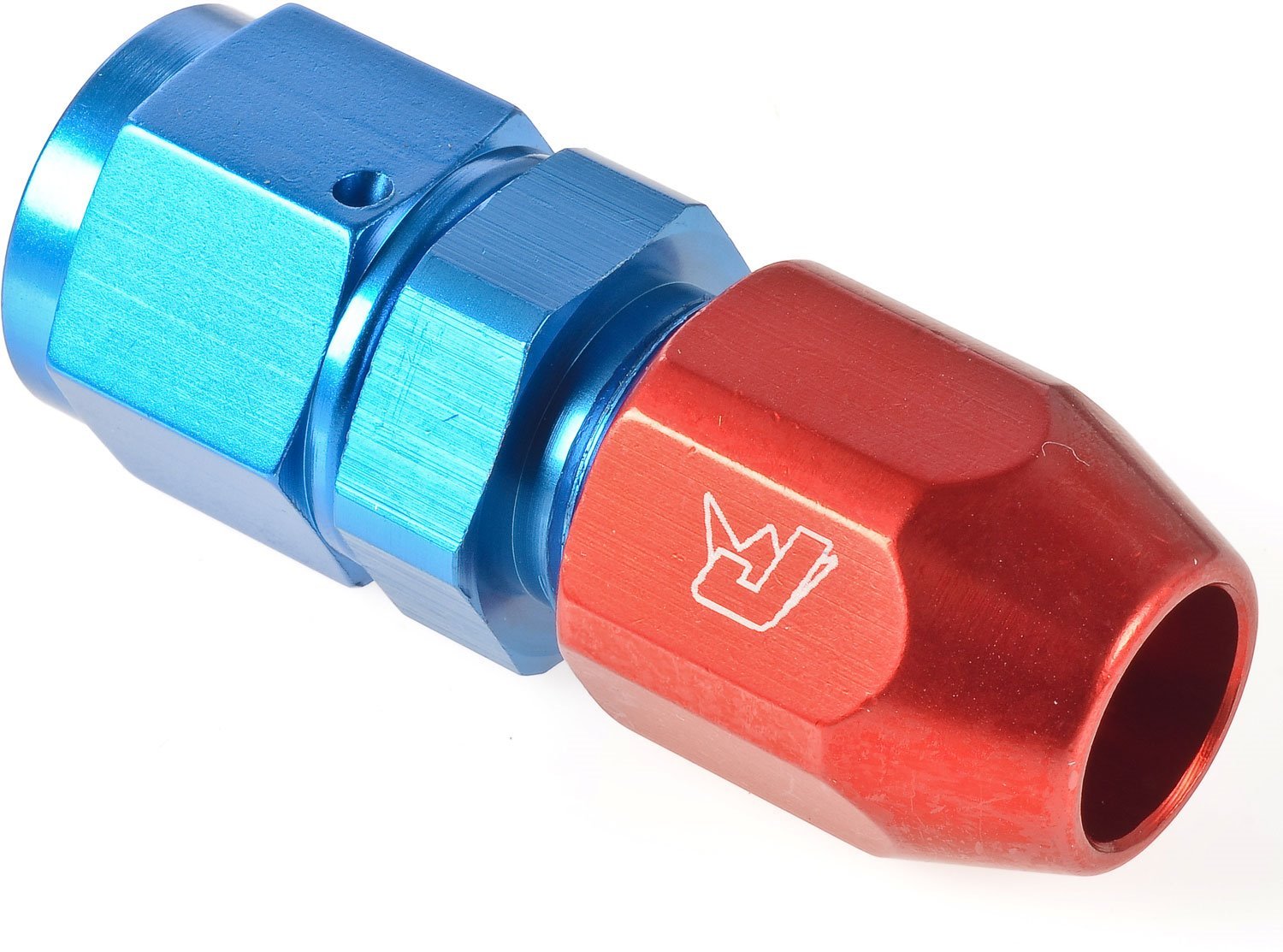 JEGS 100552: -8 AN Female to 1/2 in.Tube Fitting Blue/Red - JEGS