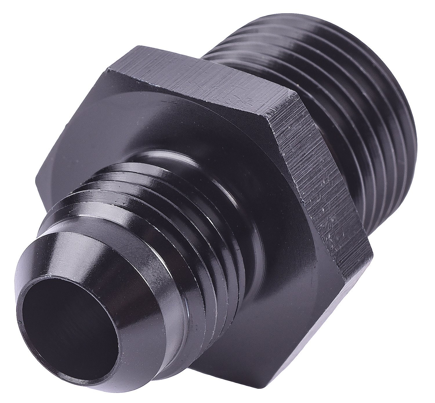 AN to Metric Adapter Fitting [-6 AN Male to 18mm x 1.5 Male, Black]