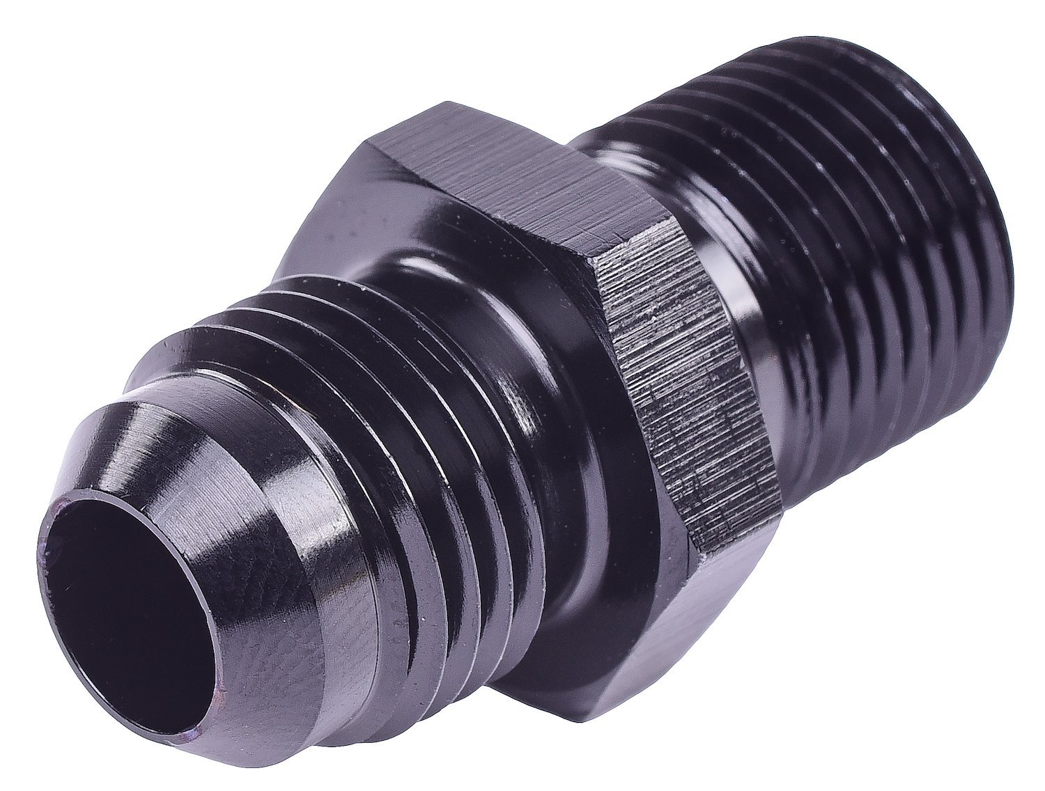 AN to Metric Adapter Fitting [-6 AN Male to 14mm x 1.25 Male, Black]