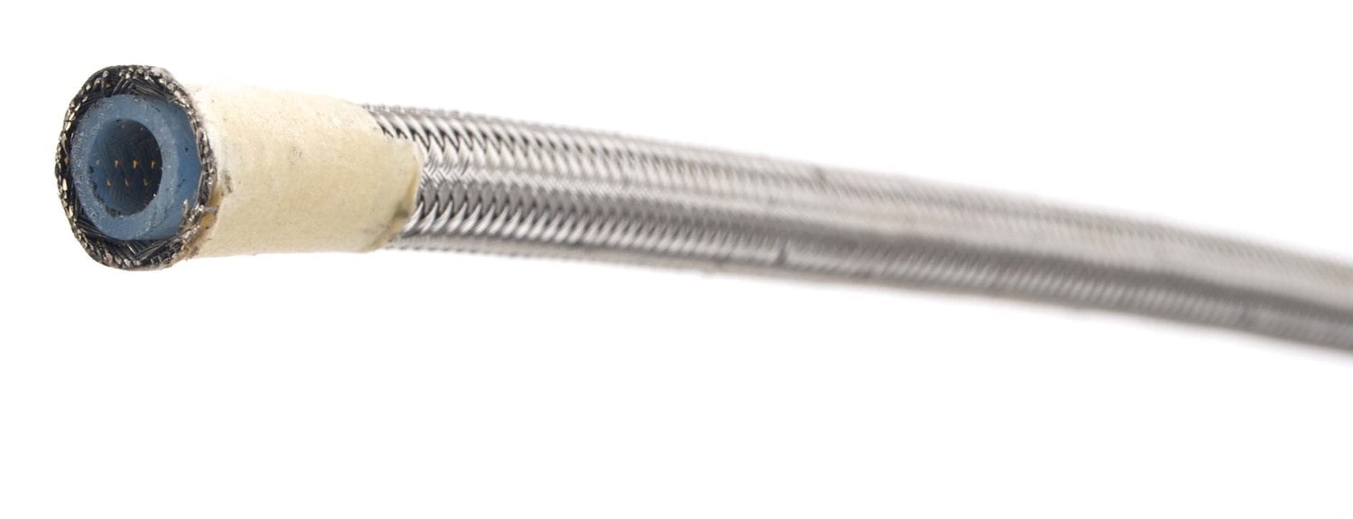 PTFE-Lined Braided Stainless Steel Hose [-3 AN, 3