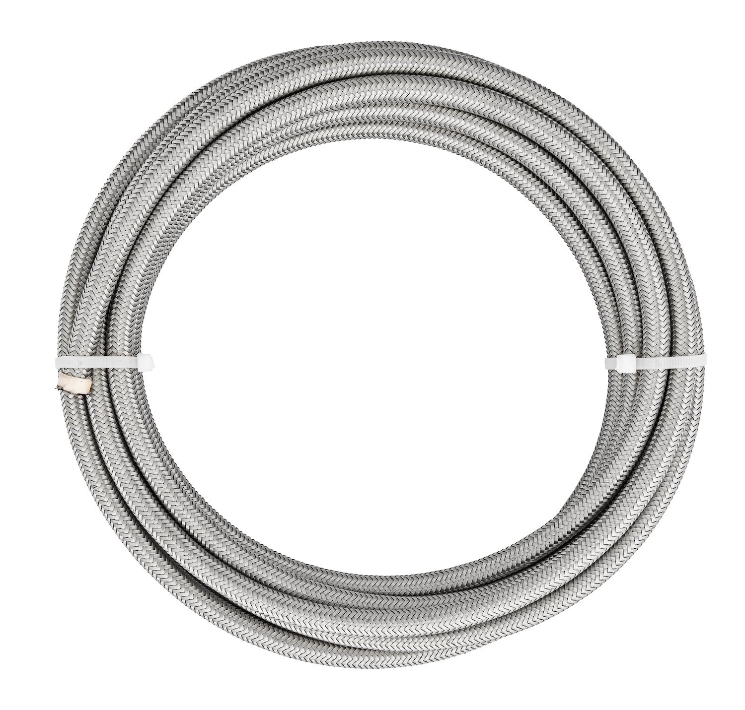 JEGS PTFE-Lined Braided Stainless Steel Hose [-6 AN, 20 ft.]