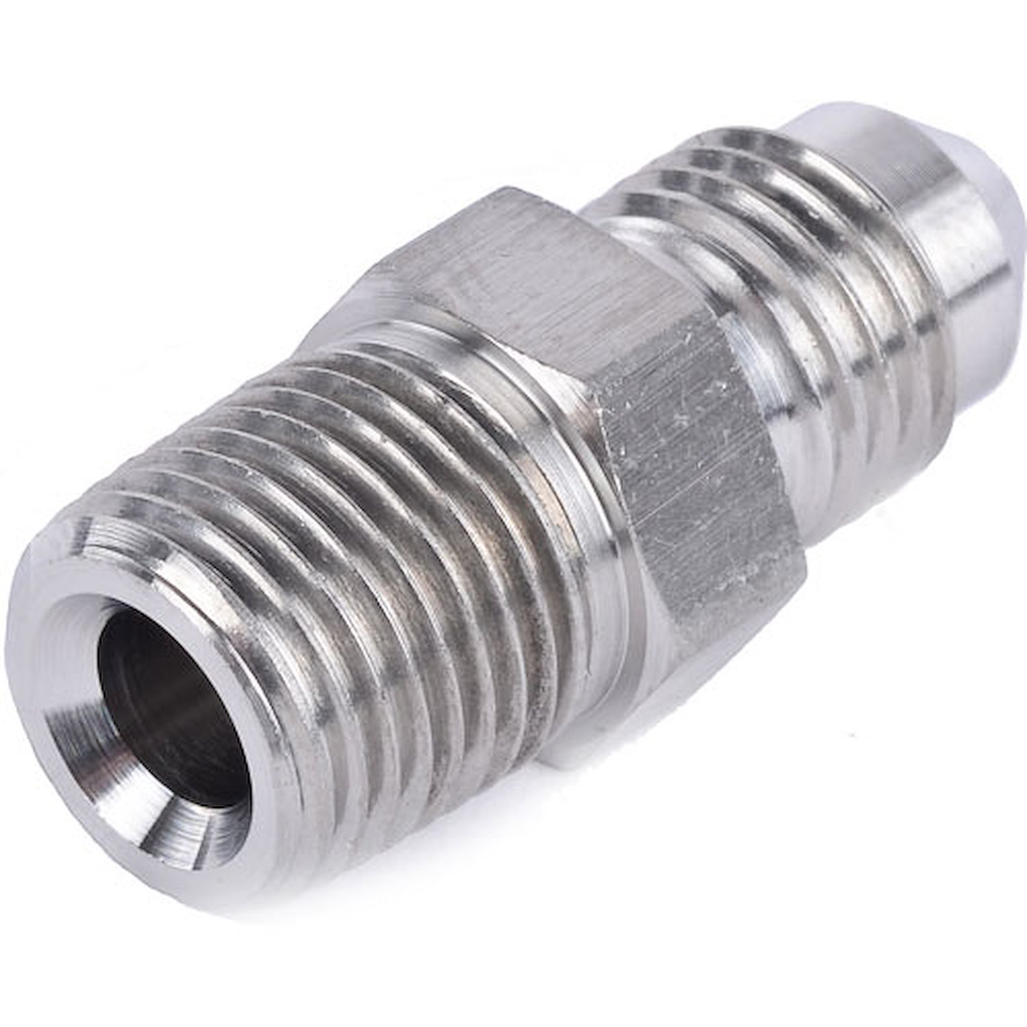 Brake Line Fitting Adapter [-3 AN to 1/8 in. NPT, Stainless Steel]