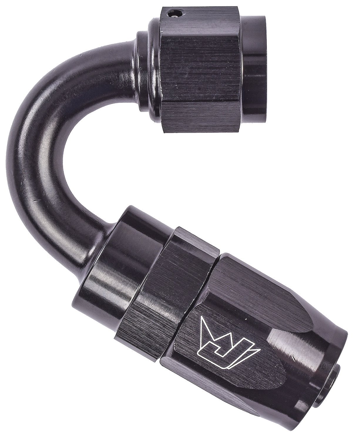 JEGS 110031 An 150-Degree Max Flow Swivel Hose End -6 An Female to -6 An Hose TR