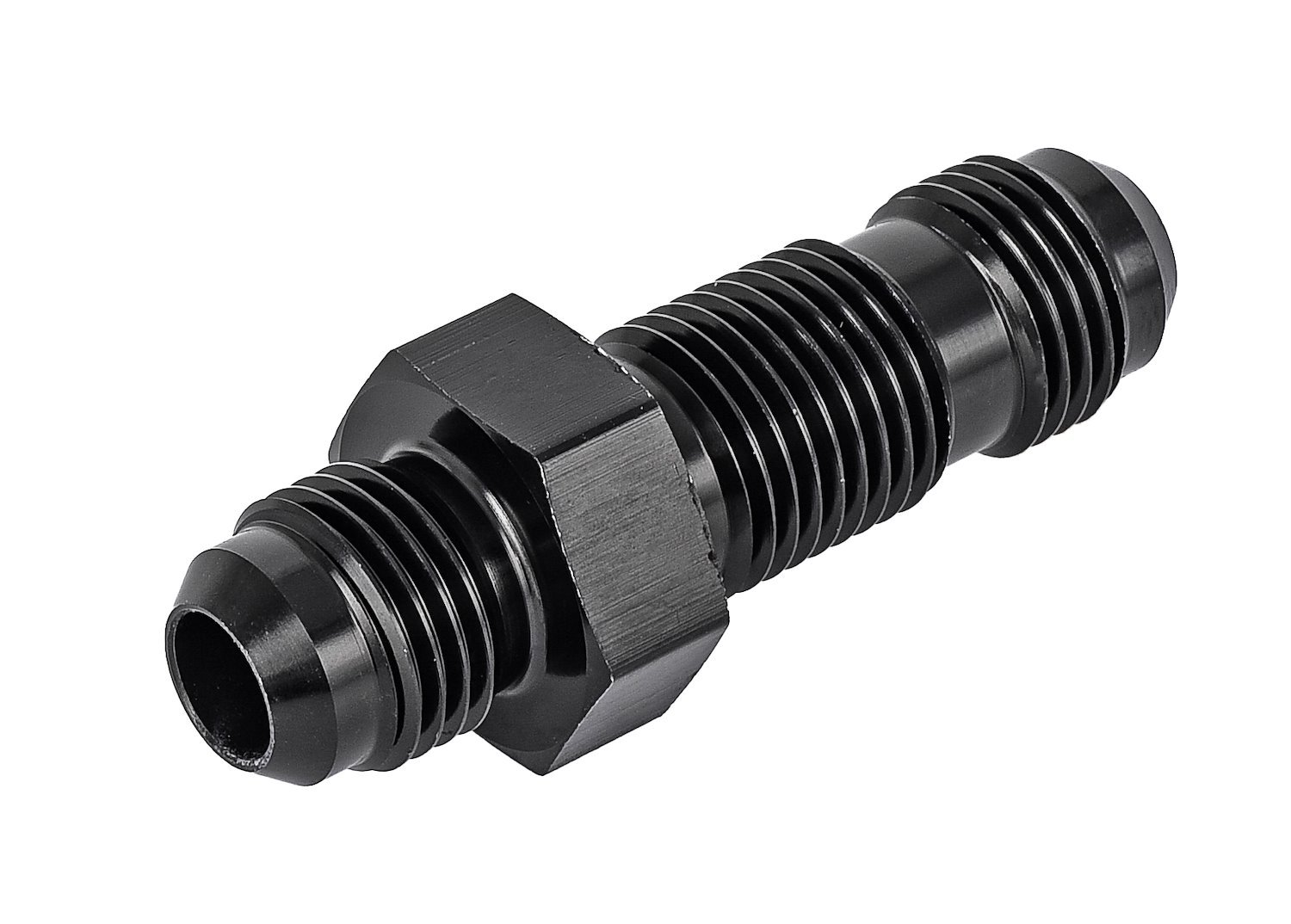JEGS 110242 An to An Straight Bulkhead Adapter Fitting -6 An male to -6 An male