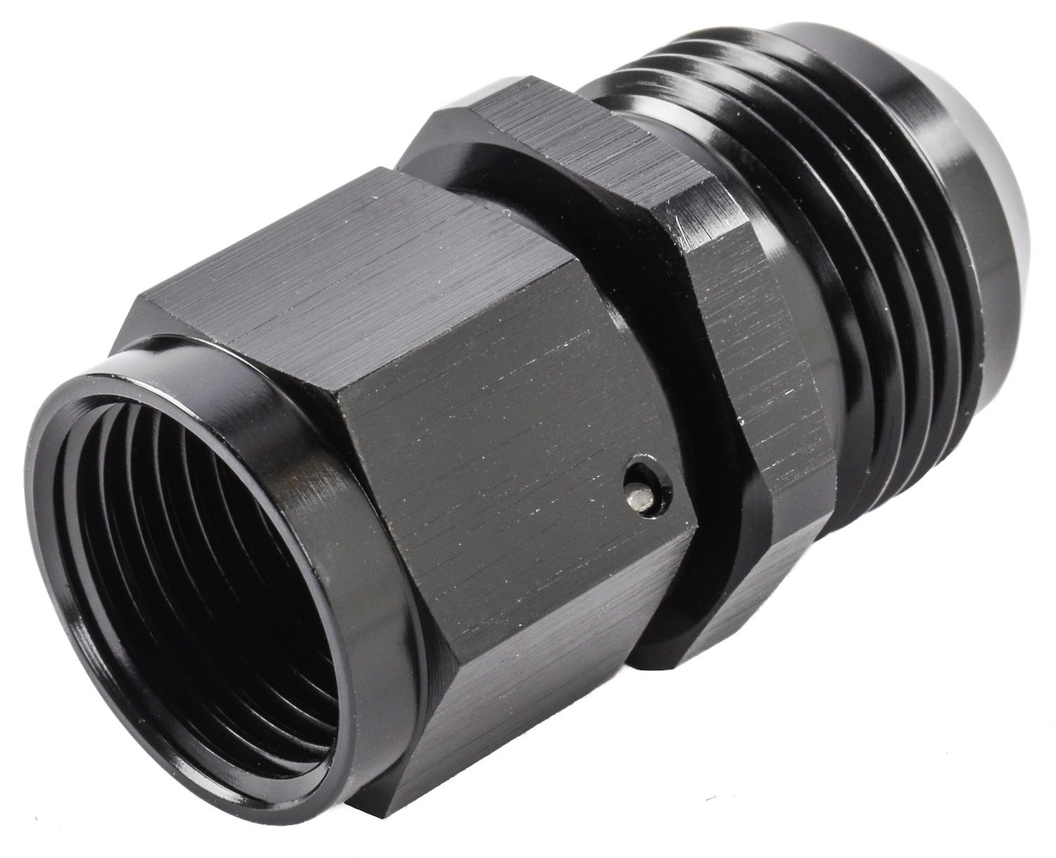 AN Female Swivel to Male Expander Fitting [-10 AN Female to -12 AN Male, Black]