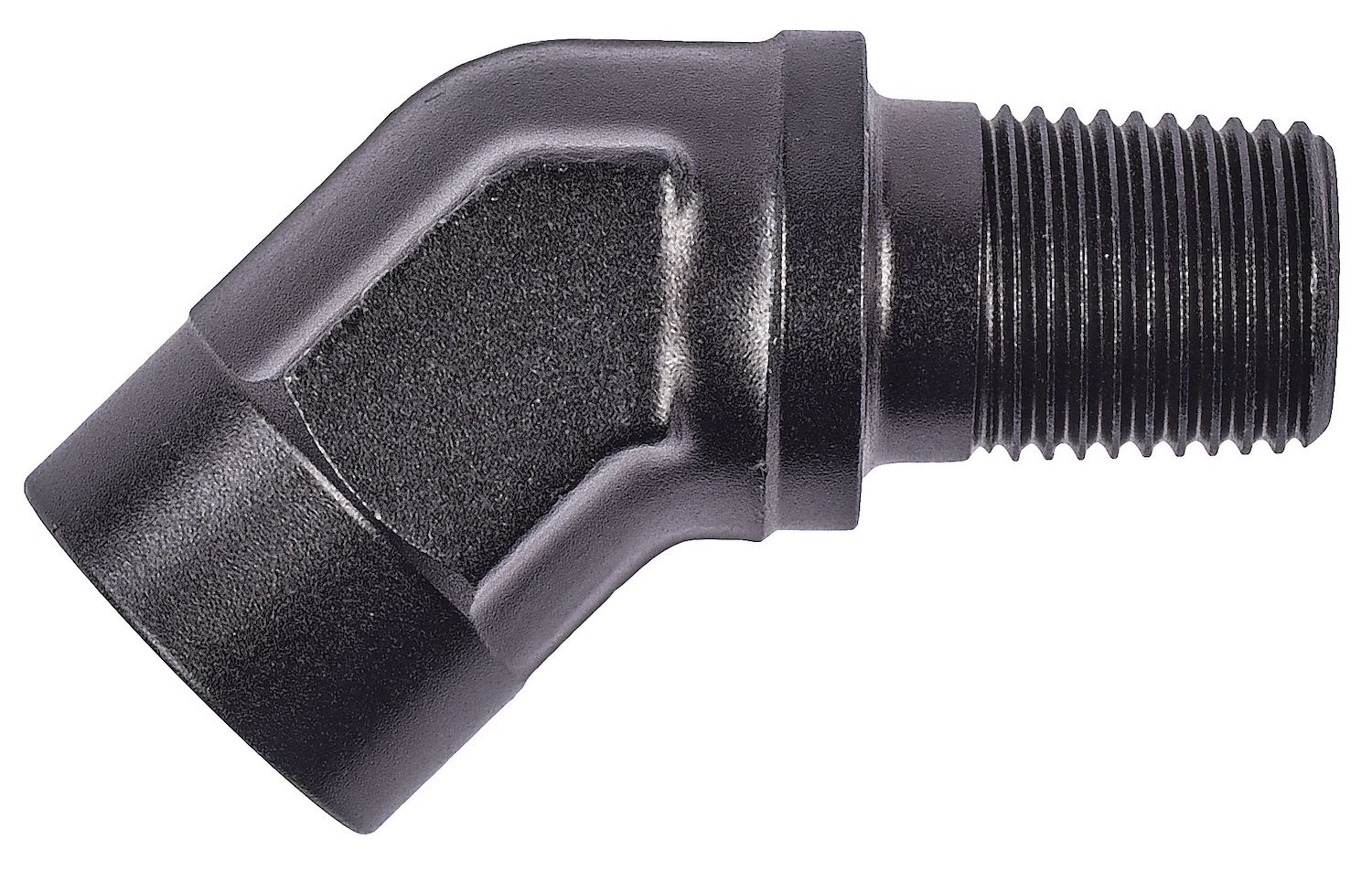 NPT to NPT 45-Degree Union Fitting [1/8 in. NPT Male to 1/8 in. NPT Female, Black]
