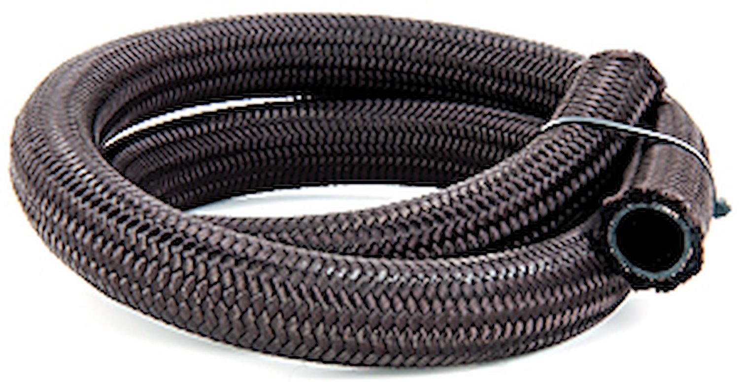 Pro-Flo 350 Black Nylon Braided Hose [-16 AN, 10 ft]