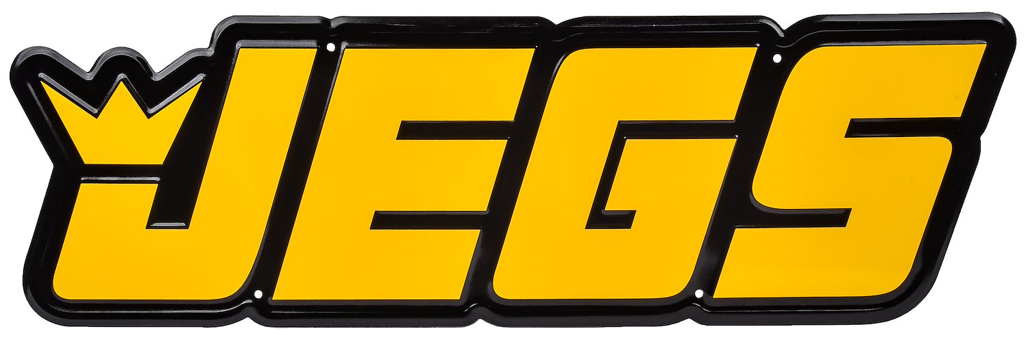 JEGS 1330: 24 in. L x 7.500 in. H JEGS Embossed Sign - JEGS