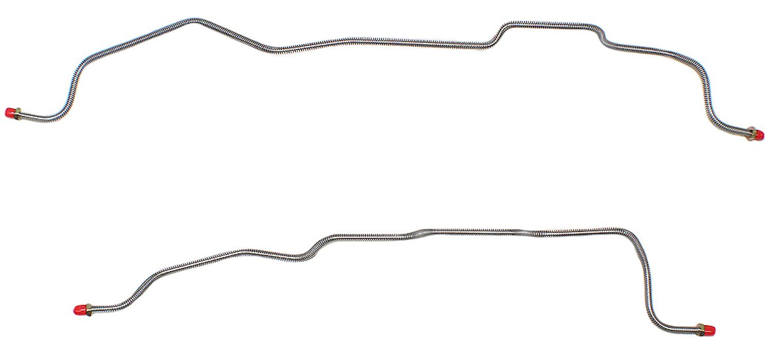 Rear Axle Brake Line Set for 1989 Chevy 1/2-Ton 2WD Trucks [Stainless Steel]
