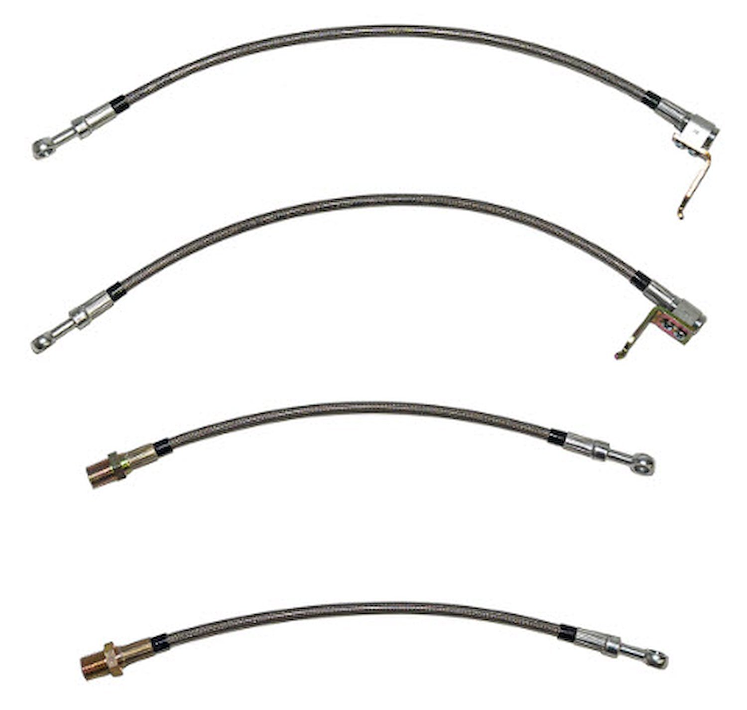 Complete Brake Hose Kit for 2011-2022 Jeep Grand Cherokee [Braided Stainless Steel]