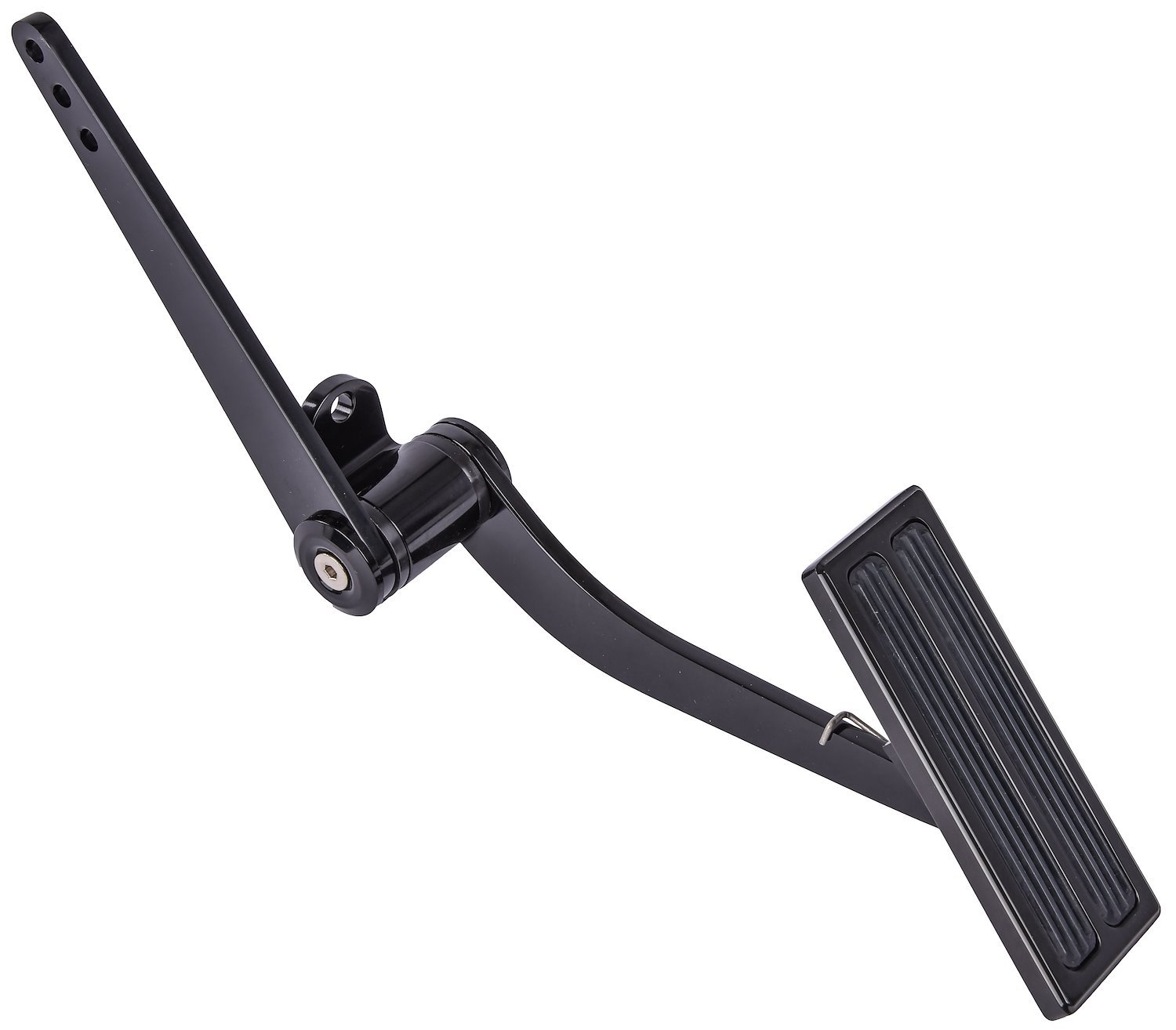 JEGS 157510: Black Aluminum Street Rod Throttle Gas Pedal Assembly - JEGS  High Performance