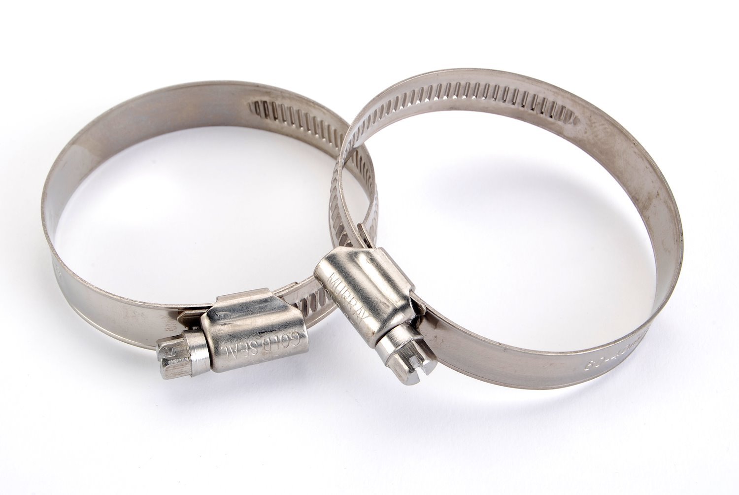 JEGS 16056: Stainless Steel Hose Clamps 1-5/8 in. to 2 3/8 in. OD - JEGS