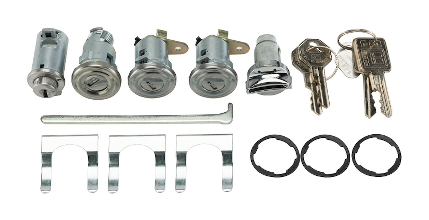 Ignition, Door, Trunk & Glovebox Lock Set Fits