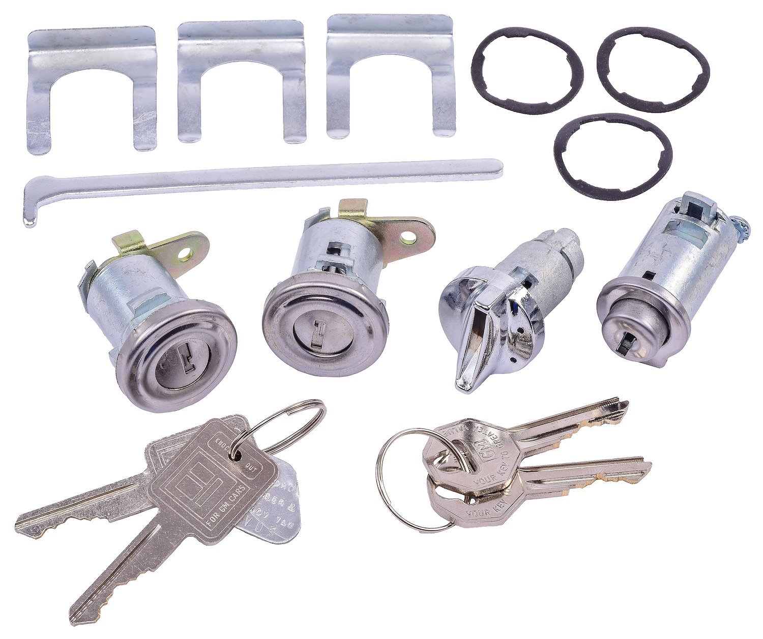 Ignition, Door & Glovebox Lock Set Fits Select