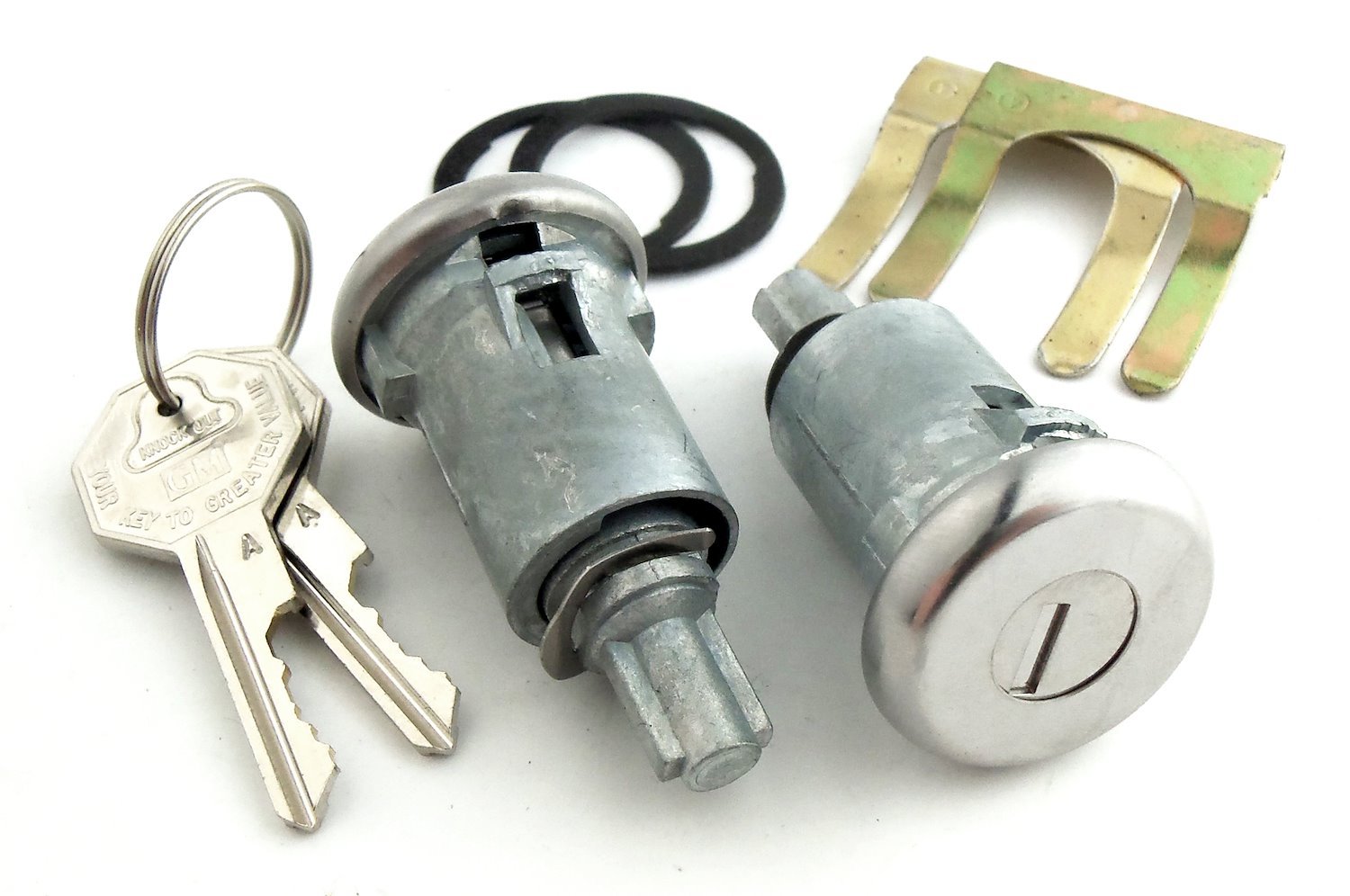 Door Lock Set Fits Select 1958-1968 GM Models [Original Octagon Keys]