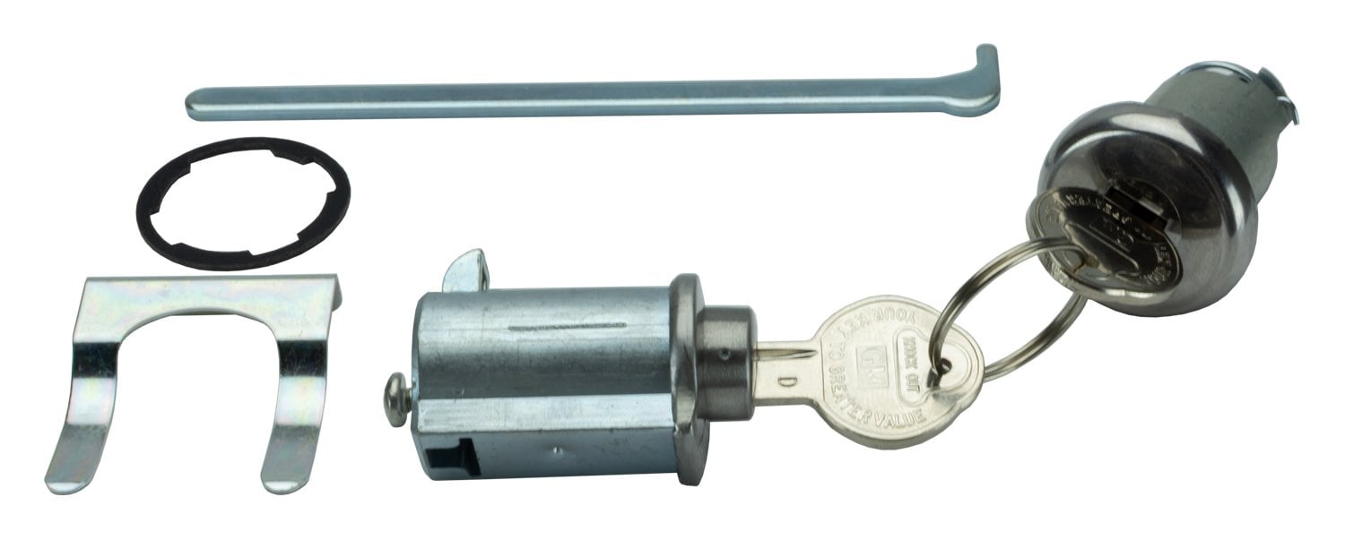Trunk & Glovebox Lock Set Fits Select 1966-1967 GM Models [Original Pearhead Keys]