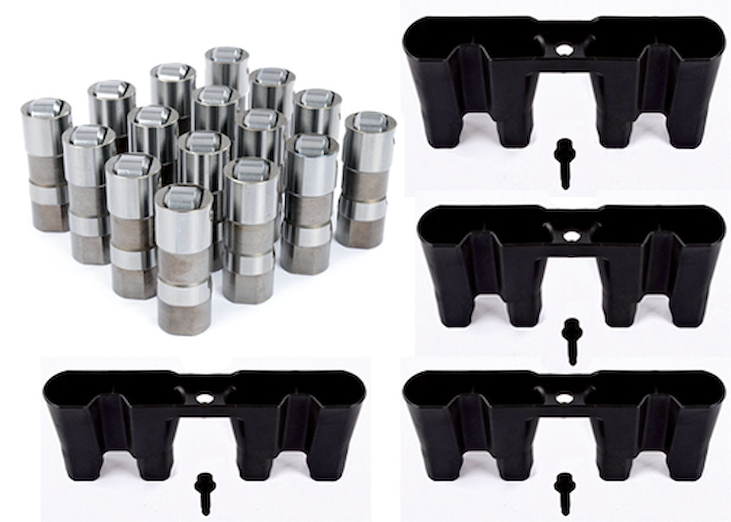 GM LS Series Hydraulic Roller Lifters and Lifter Guides for Gen III and IV LS Series GM Engines