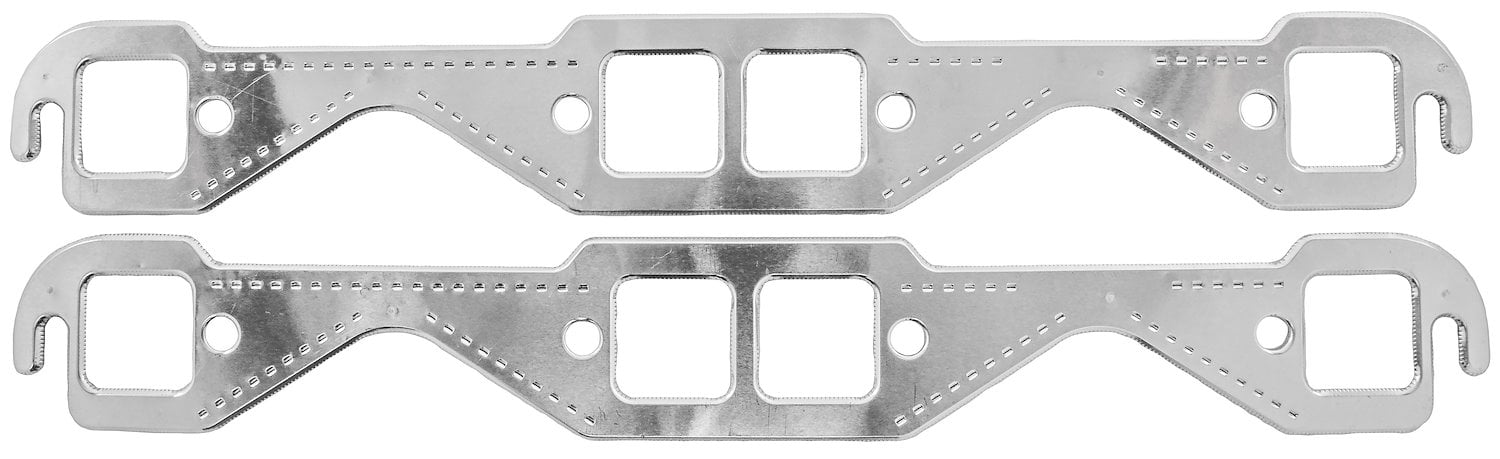 Aluminum Header Gaskets for Small Block Chevy Square Ports