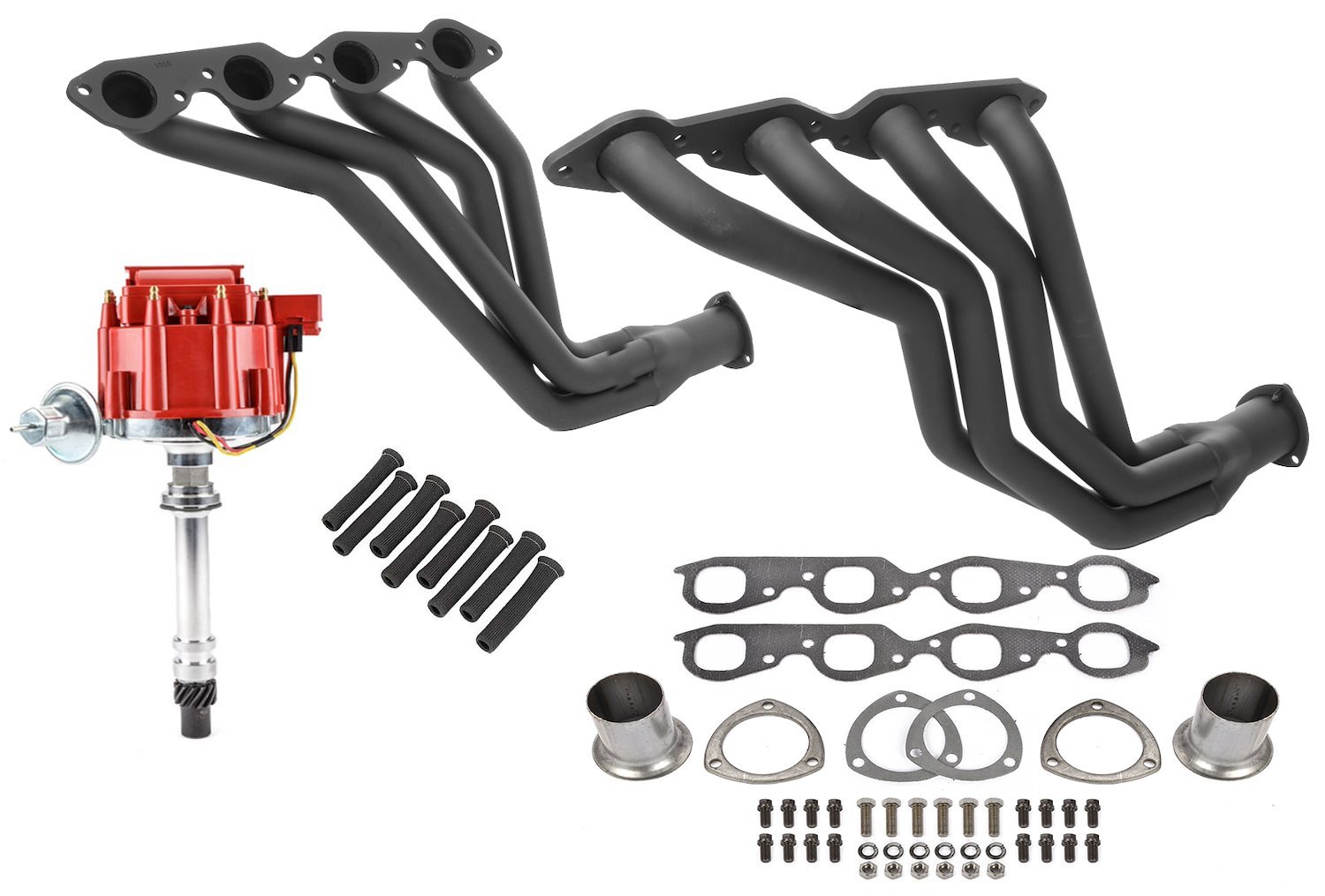 Long Tube Headers & Ignition Kit for 1968-1991 Big Block Chevy 396-454 [GM C/K Series Trucks]