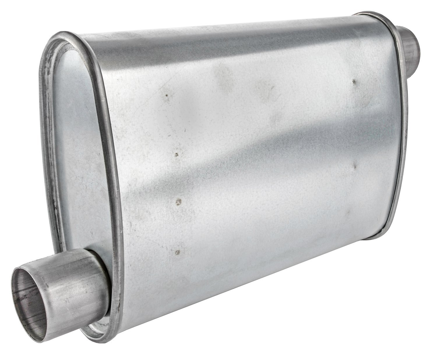 Turbo Muffler [2 1/2 in.] Offset Inlet / Offset Outlet - Reversible