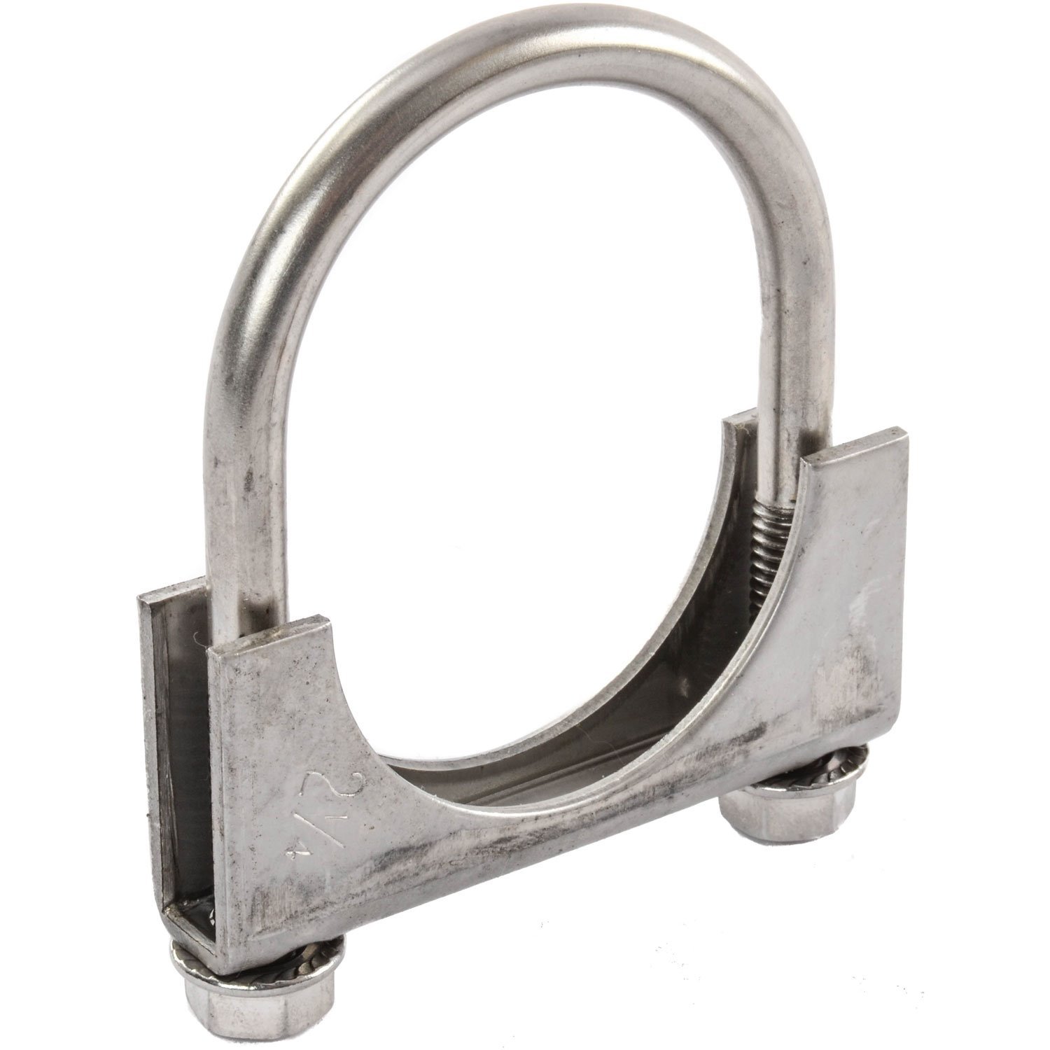 JEGS 30721: Stainless Steel HD U-Clamp for 2-1/4 OD Pipe - JEGS
