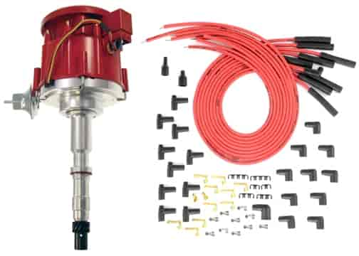 JEGS 40020K1: HEI Distributor with Spark Plug Wires for 1968-1991 AMC, JEEP  290, 304, 343, 360, 390 and 401 V8 - JEGS