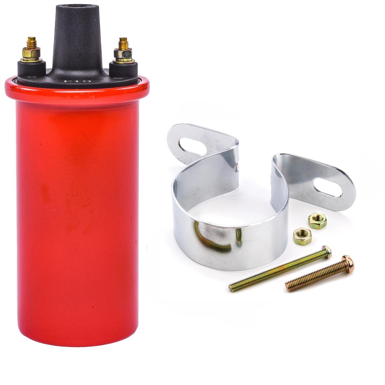High-Energy Ignition Coil and Bracket Kit [Red Coil