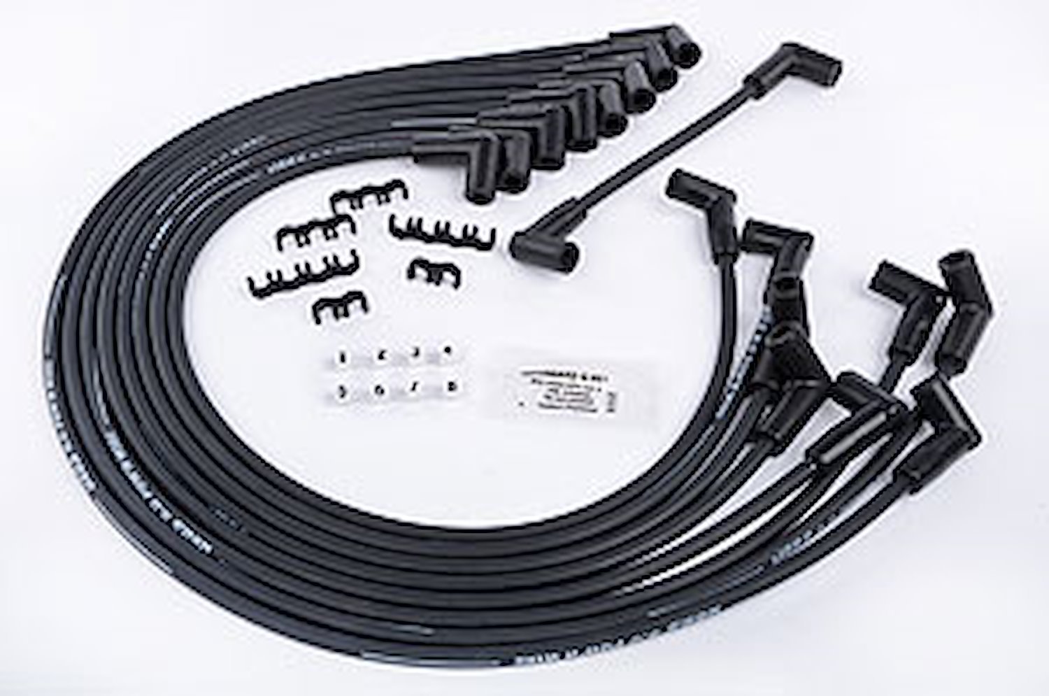 8.0mm Black Pow'r Wires 1985-1995 Small Block Chevy
