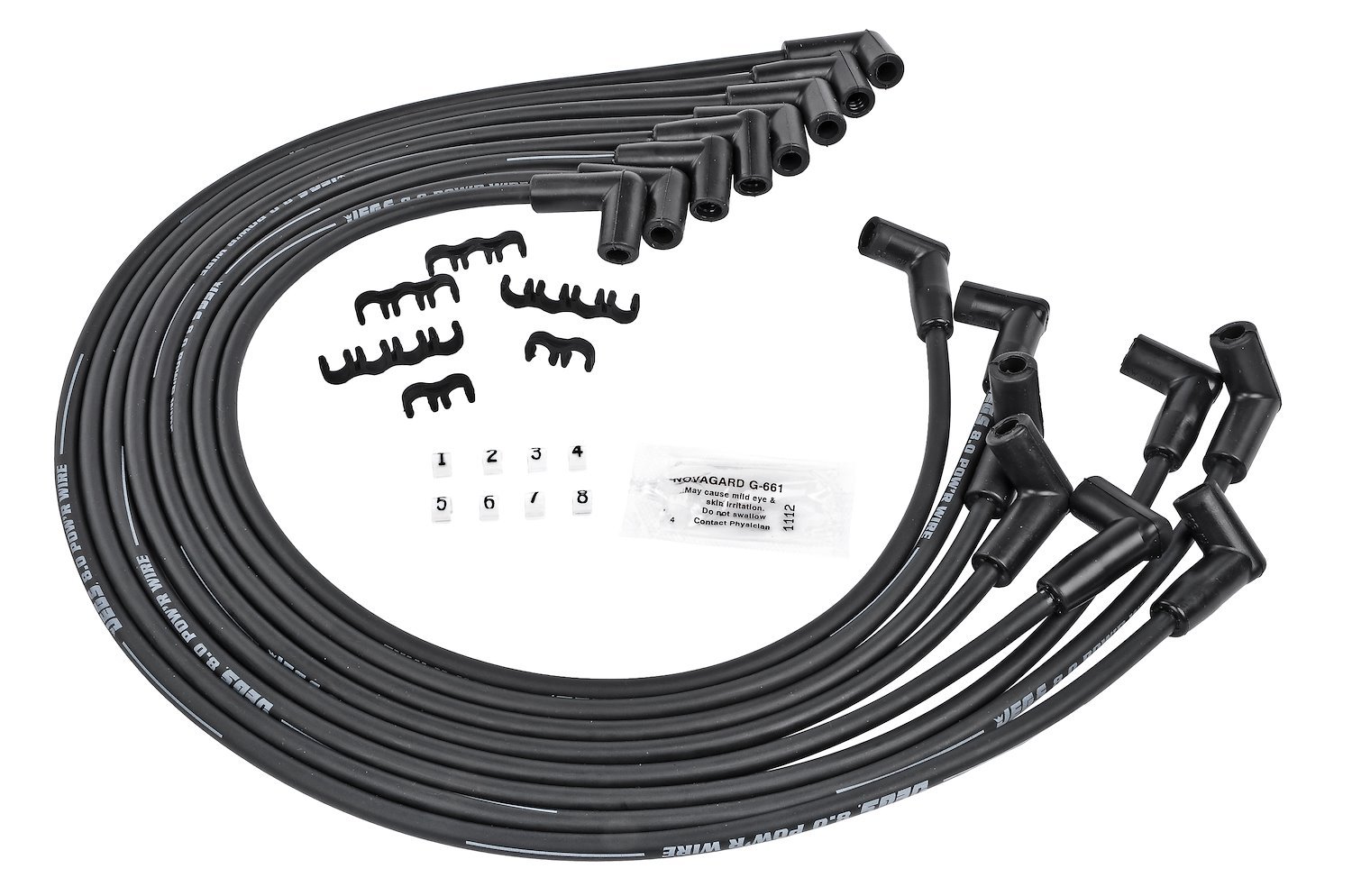 Taylor Cable Products Spark Plug Wire Pro Wire RC 8MM With 90-Degree Boot  Set Universal V8