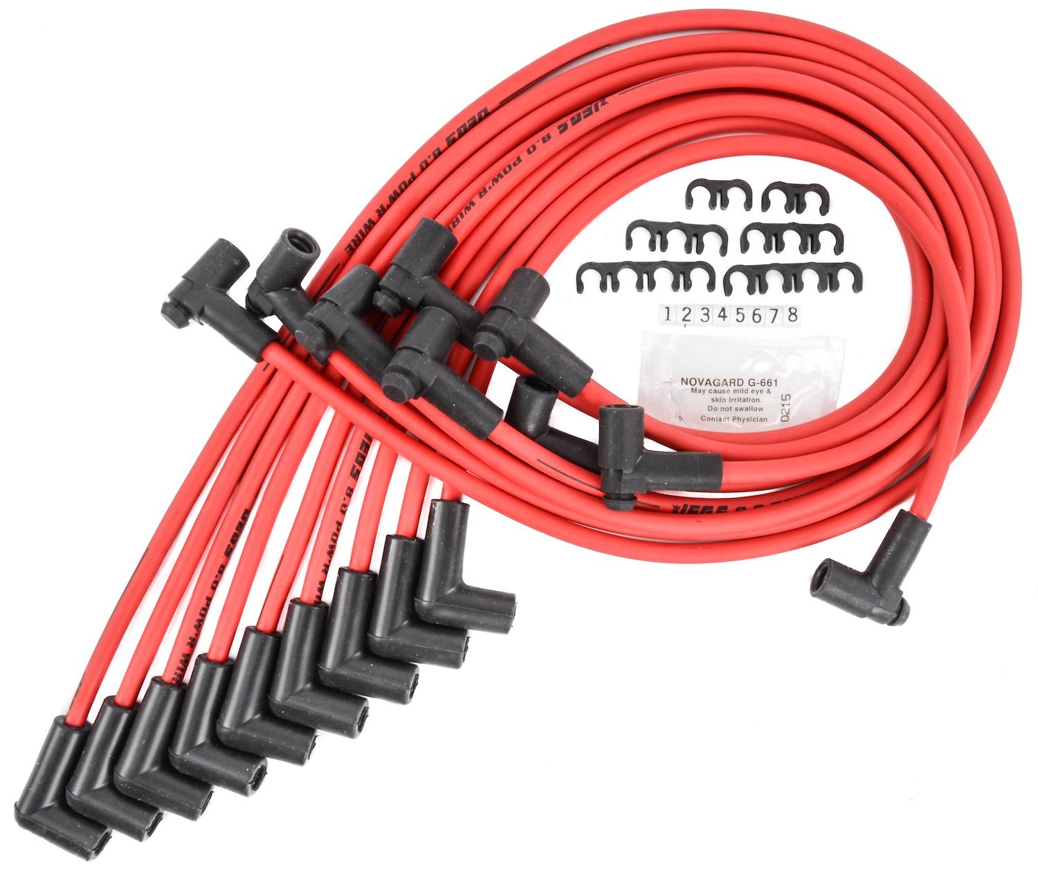 Spark Plug Wire Set - 90 Degree Plug Boots Small Block Chevy