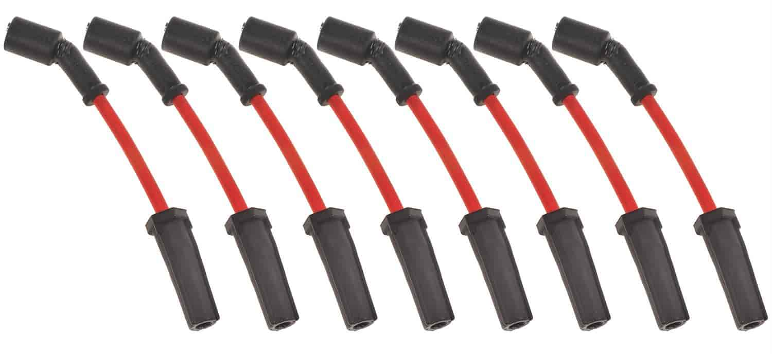 JEGS 40216: 8.0mm Red Hot Pow'r Wires 1997-2004 Corvette 5.7L LS1