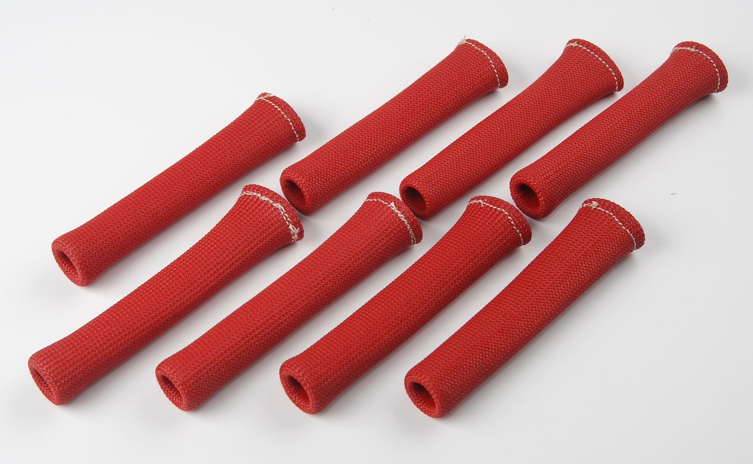 JEGS 40302: Red Spark Plug Wire Boot Guards [Set of 8] - JEGS
