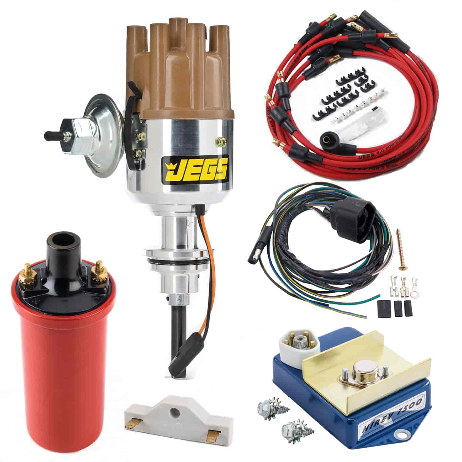 Jegs k1 Electronic Ignition Complete Kit Fits Small Block Mopar 273 318 340 360 Jegs High Performance