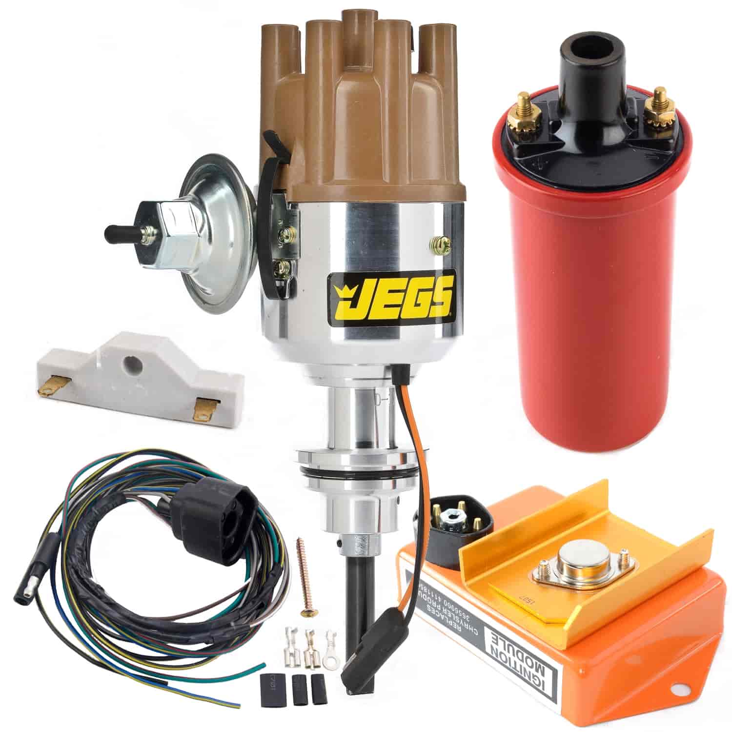 JEGS 40504K2: Mopar Ignition Kit Fits Big Block Mopar "B" Engine  361/383/400 - JEGS