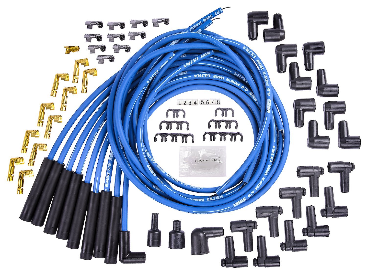 8.5mm Blue Ultra Power Wires for Small and