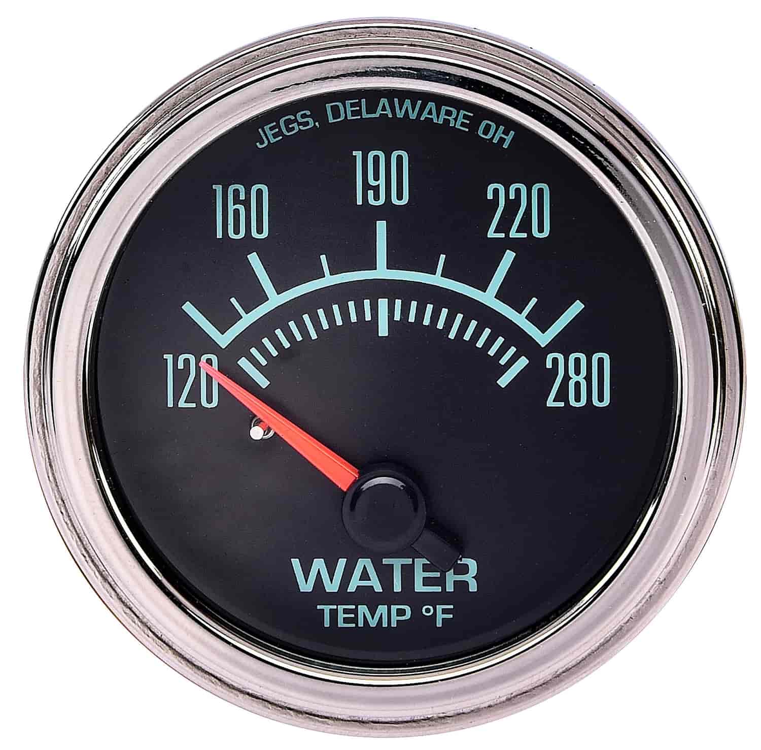 JEGS 41330: 120-280 degrees F Water Temperature Gauge - JEGS