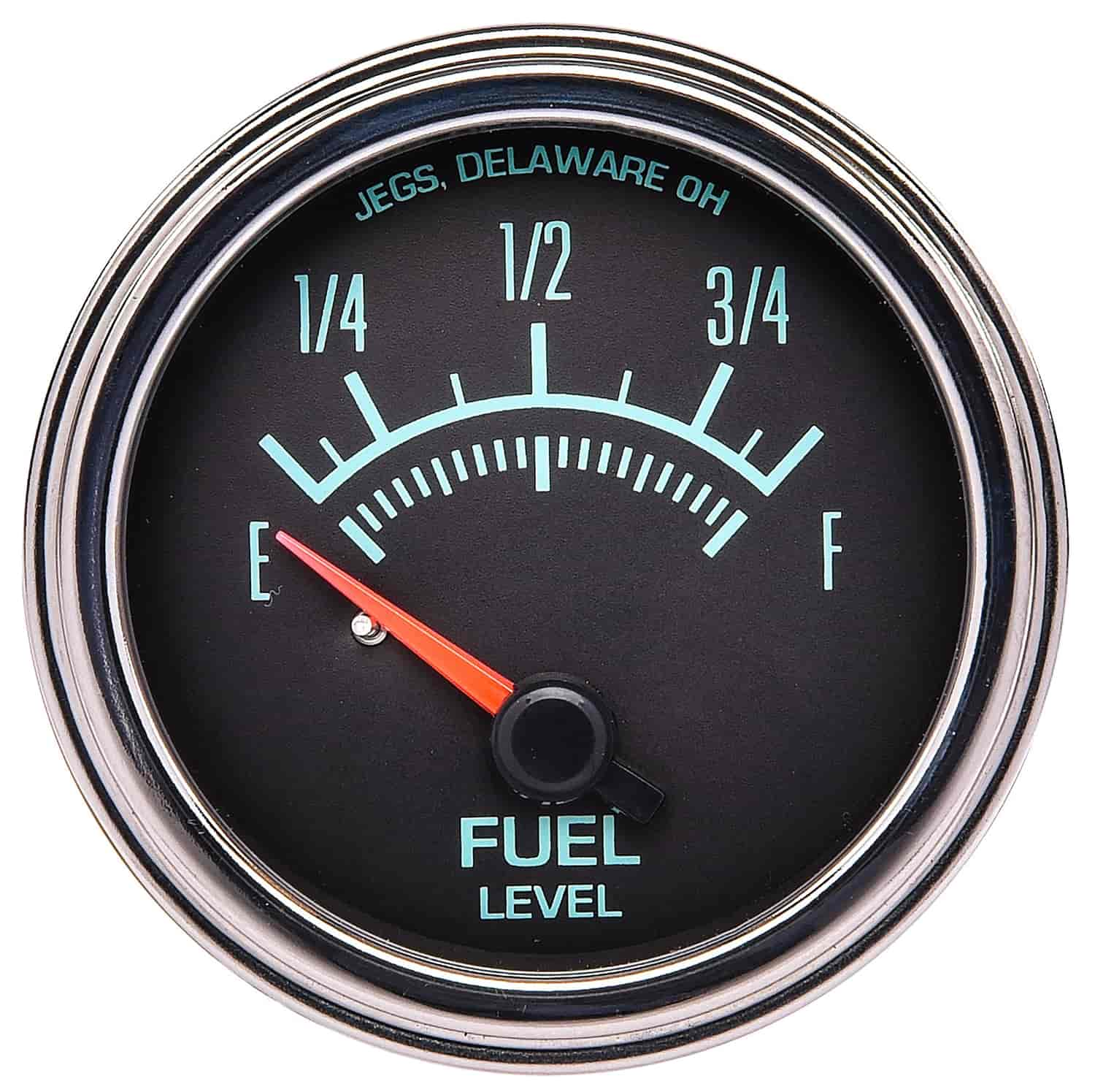 Fuel Level Gauge, Retro Style [2 1/16 in. Dia., 240-33 Ohm Input]