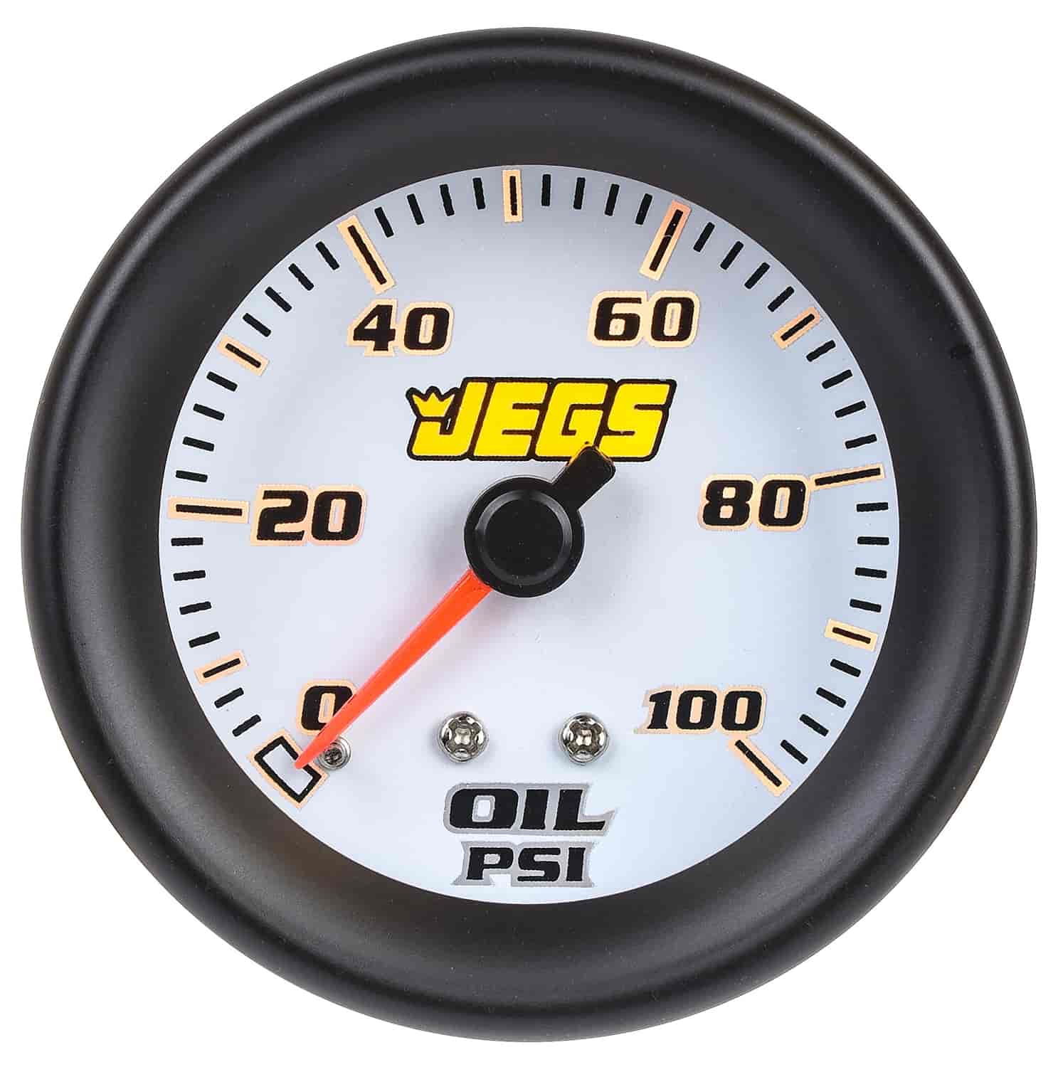 Oil Pressure Gauge [2 1/16 in. Mechanical, 0-100PSI with White Face]
