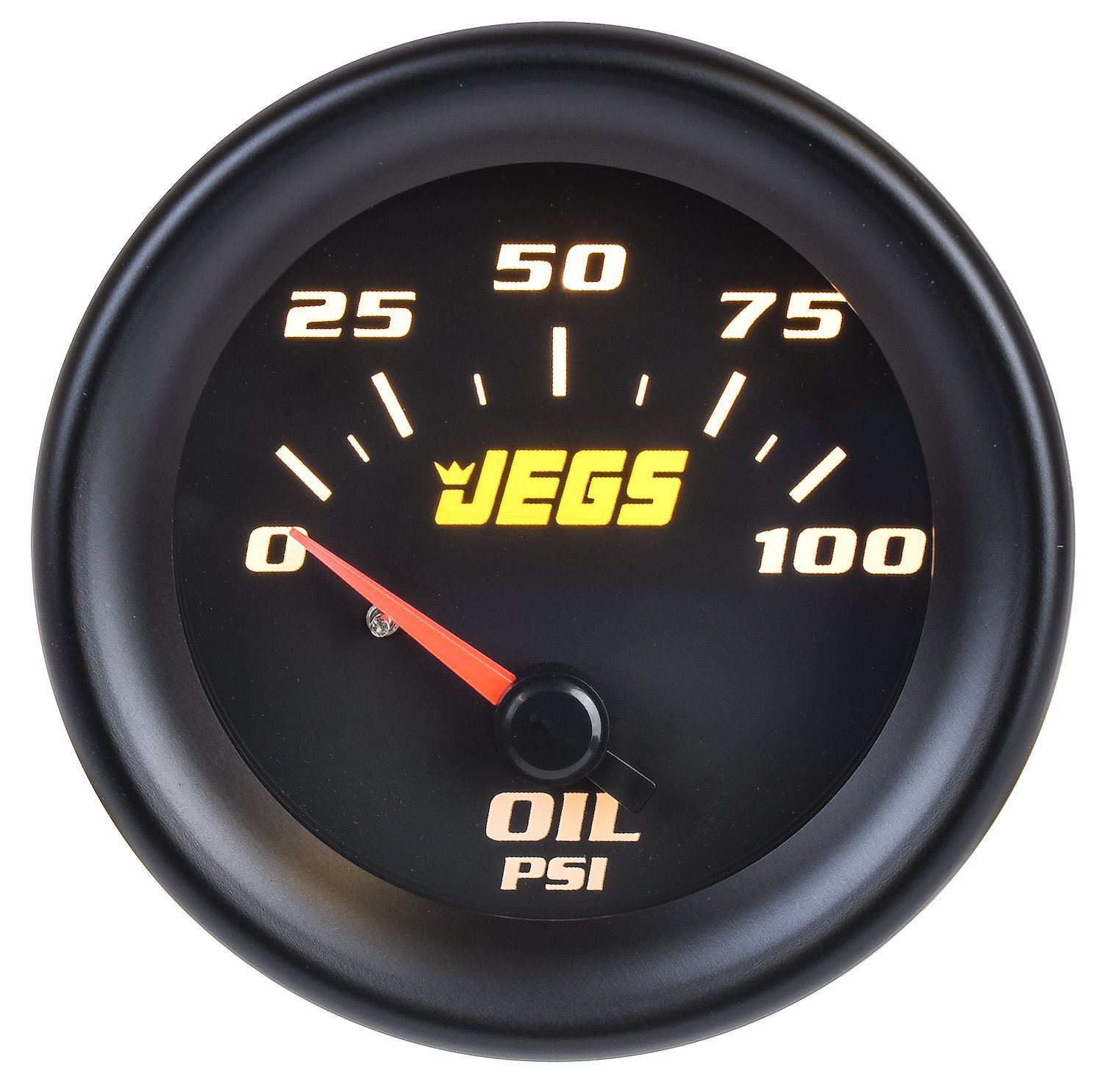 Oil Pressure Gauge [2 1/16 in. Electrical, 0-100 psi with Black Face]