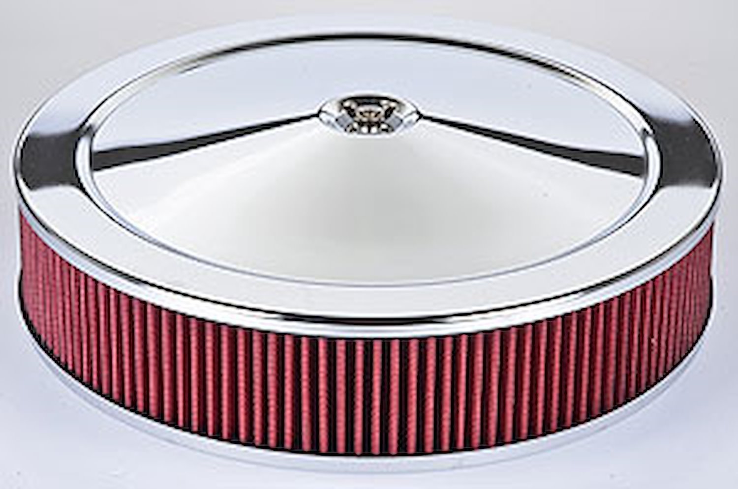 Air Cleaner with Smooth Top 14 in. x 3 in. [Chrome-Plated]