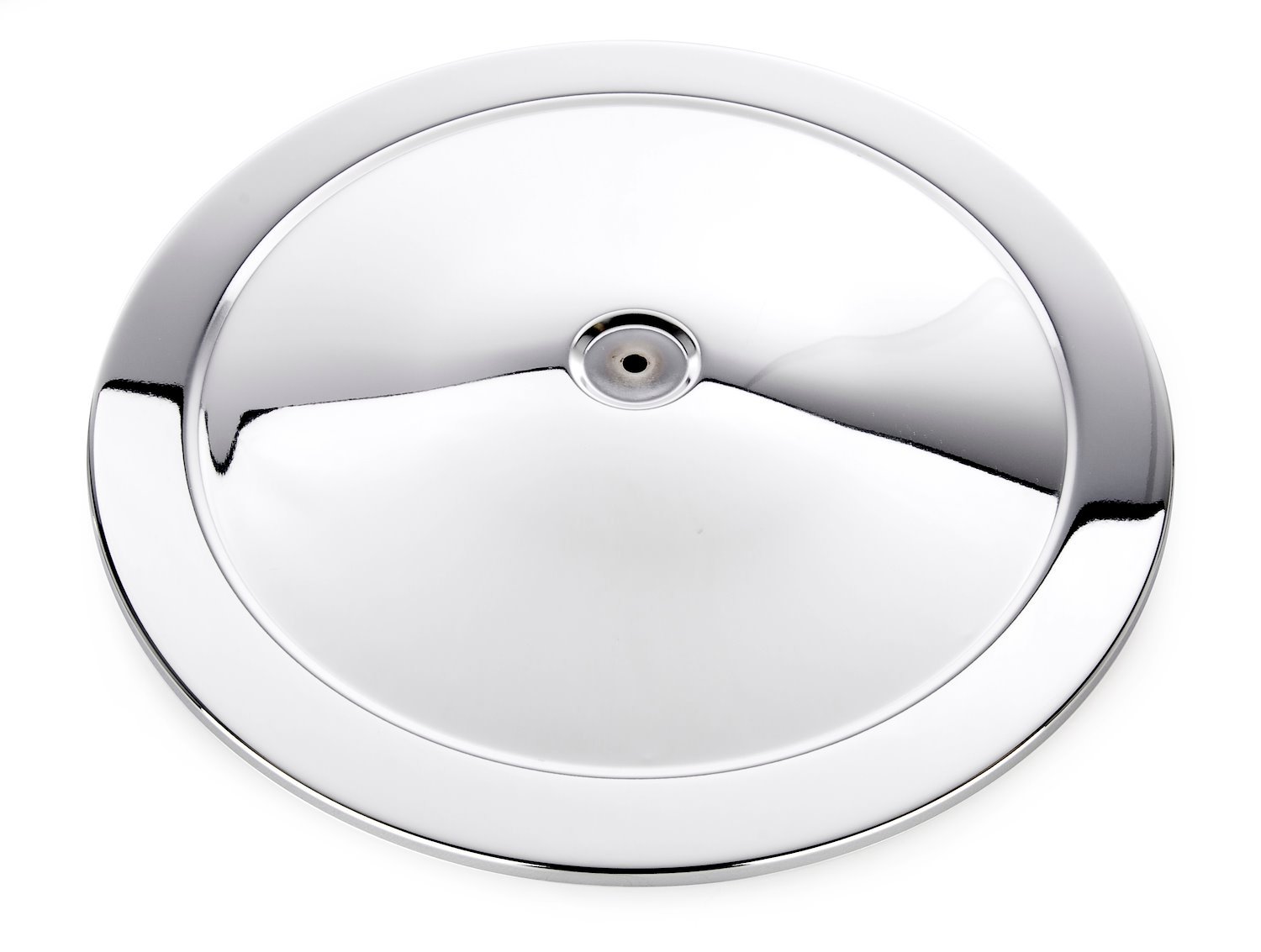 14 in. Air Cleaner Lid Smooth Top [Chrome-Plated]