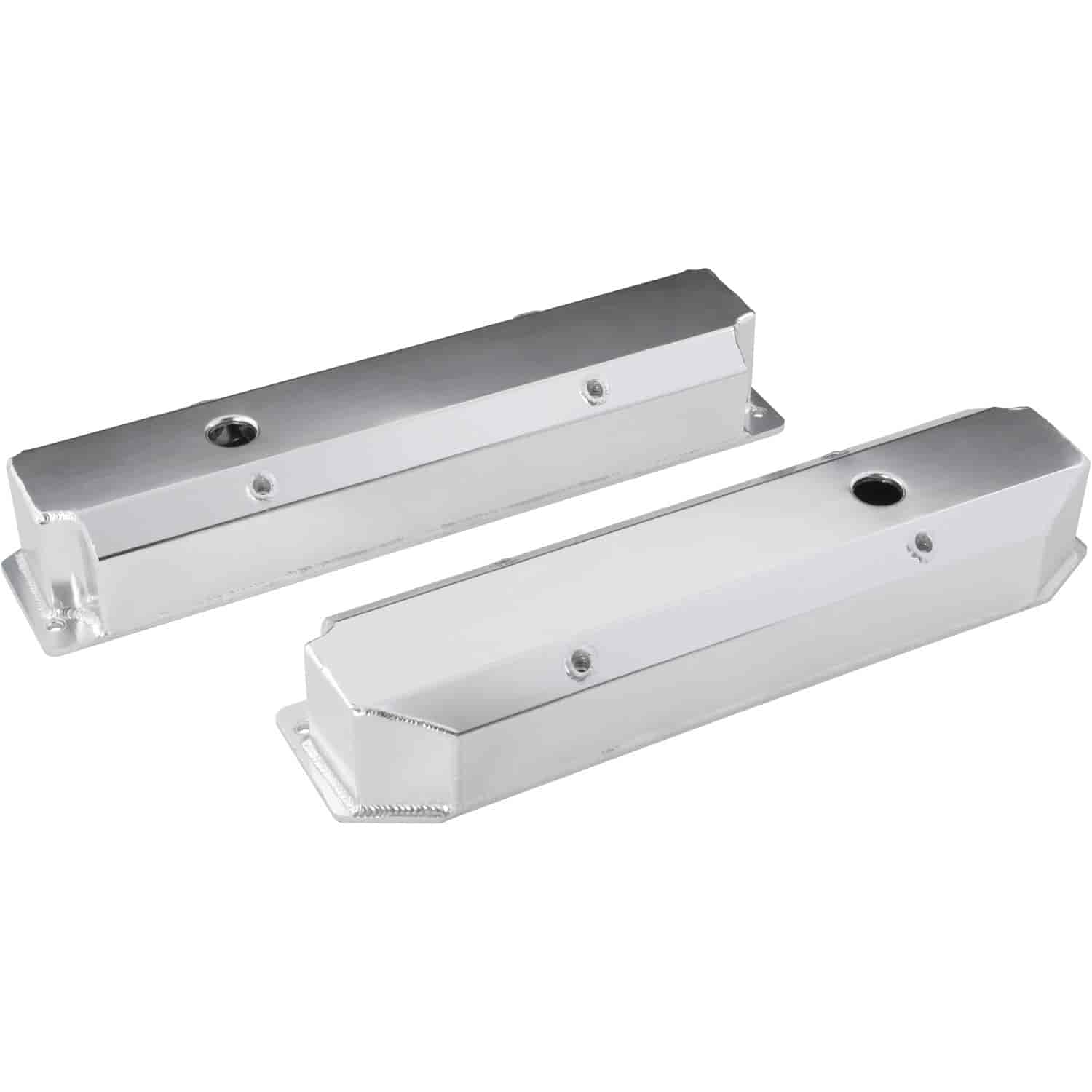 JEGS 501055: Fabricated Aluminum Valve Covers | Fits Big Block Chrysler  383-440 - JEGS