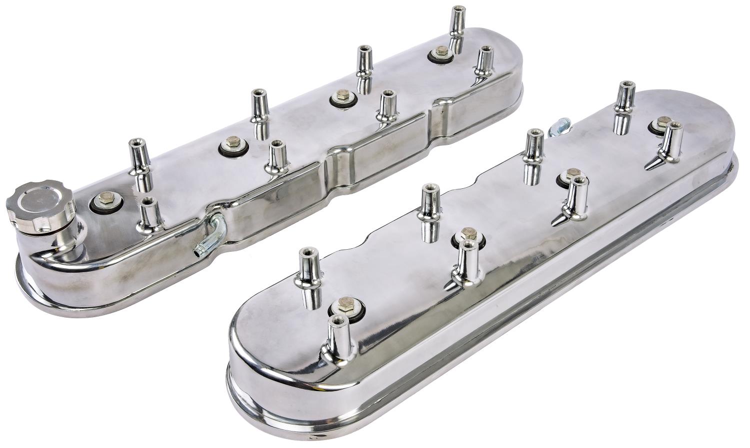 Polished Aluminum Valve Covers for GM LS Engines