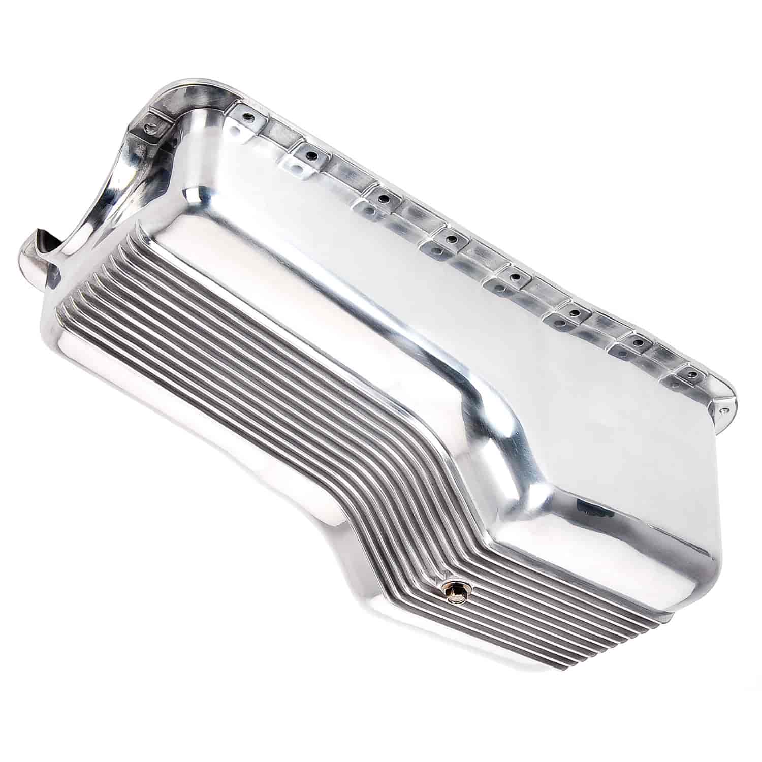 Finned Aluminum Oil Pan for Small Block Ford