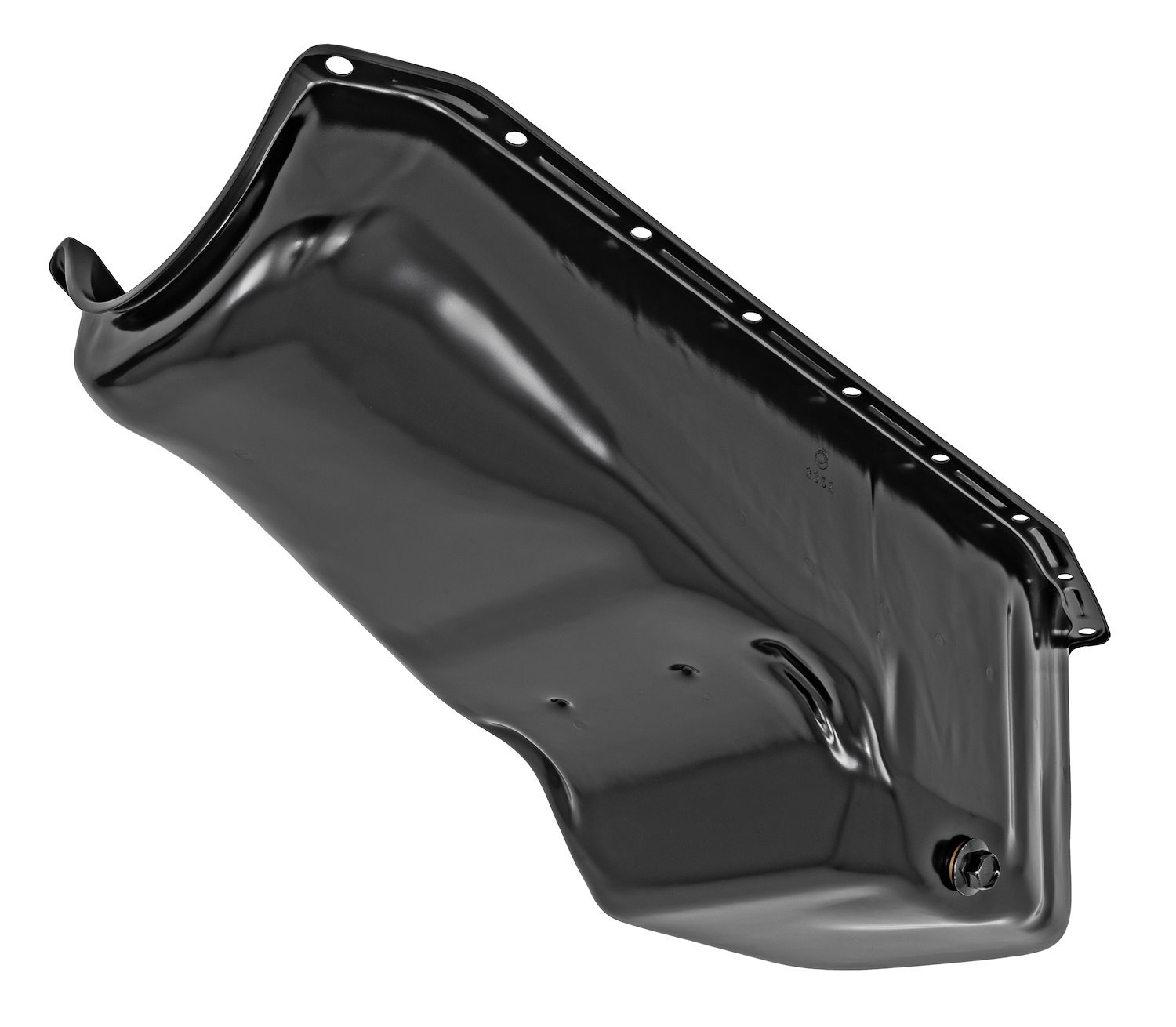 Stock-Style Replacement Oil Pan Fits Select 1978-1985 GM Model Cars & Trucks w/305 or 350 V8 Engine [Black]