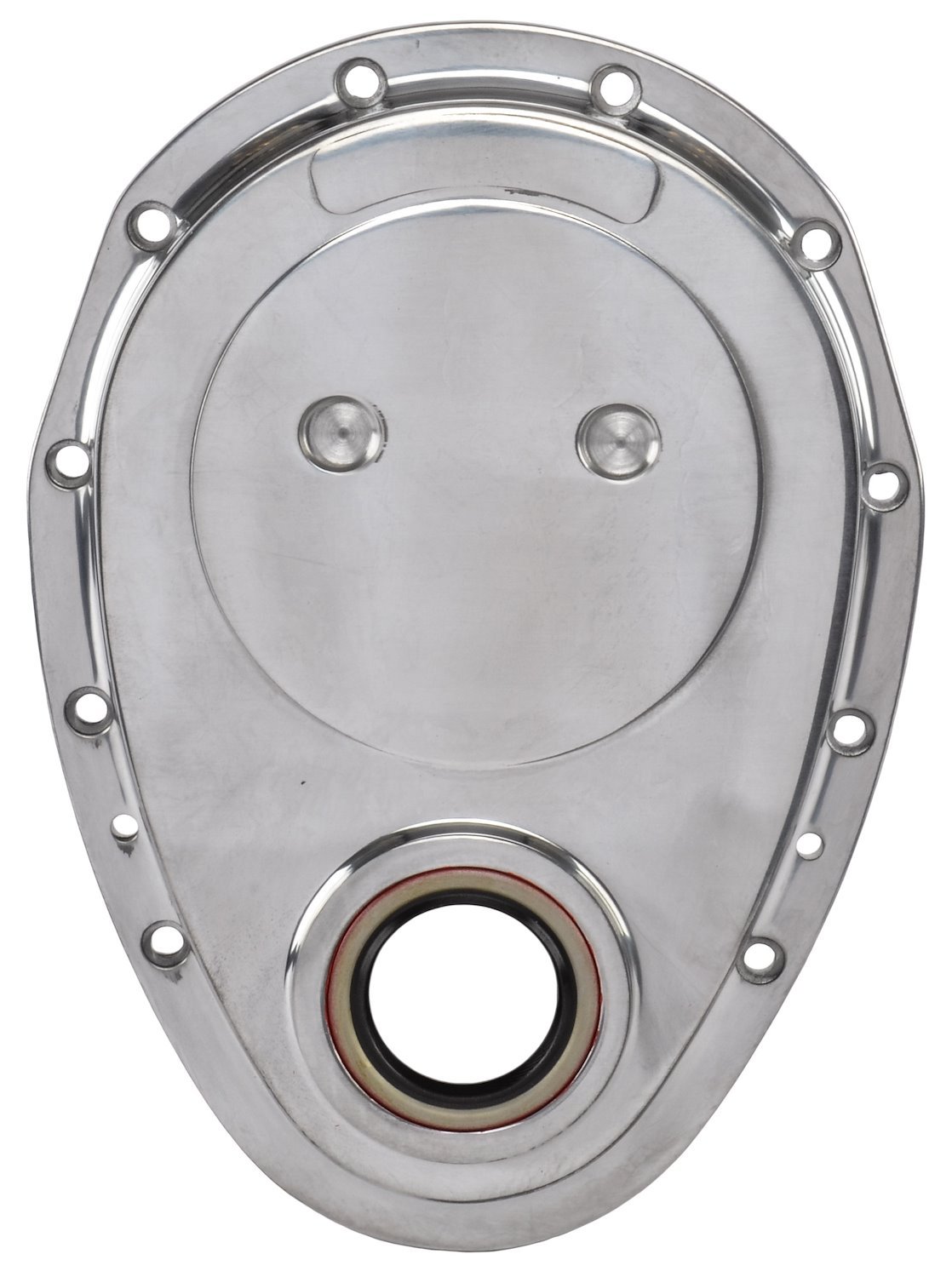 JEGS Performance Products 50305: Polished Aluminum Timing Cover 1956-1986  SBC JEGS