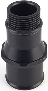 O-Ring Style Hose Adapter 1-1/2 in. Black Anodized